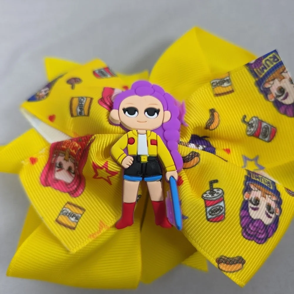Kpop Demon Hunters Huntrix Inspired Hair Ribbon Bow NEW